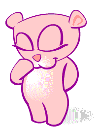 bisous ours rose